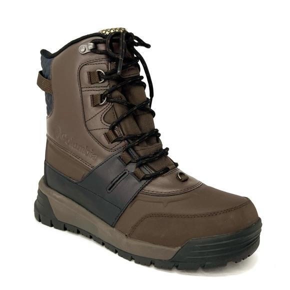 Columbia Bugaboot Celsius Plus Boot Men’s Size 10 Brown Black Waterproof EUC - Picture 1 of 13